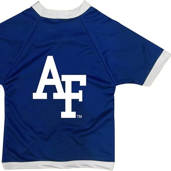 All Star Dogs NCAA Airforce  State Blue Raiders Athletic Mesh Dog Jersey Large - Picture 2 of 5